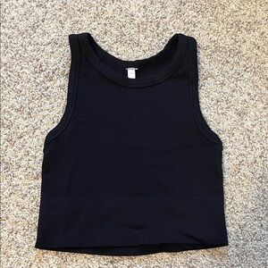 Nikibiki Black Ribbed Tank Top